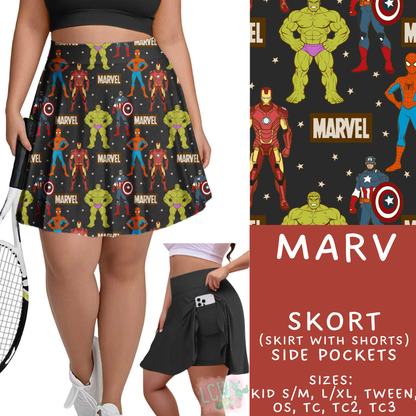 Batch #555 - Cool Characters 7 - Closes 7/13 - ETA mid Sept - Marv Skort