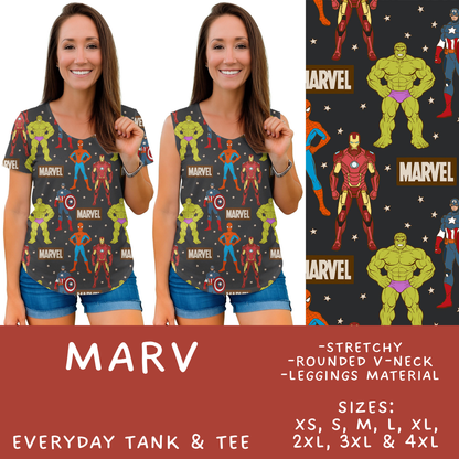 Batch #555 - Cool Characters 7 - Closes 7/13 - ETA mid Sept - Marv Everyday Tank & Tee