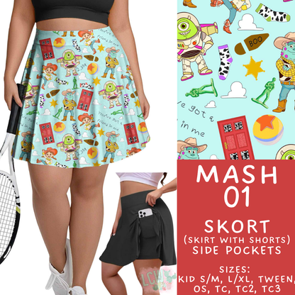 Batch #546 - Character Mash - Closes 6/22 - ETA late August - Mash 01 Skort