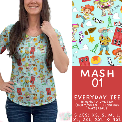 Batch #546 - Character Mash - Closes 6/22 - ETA late August - Mash 01 Everyday Tee
