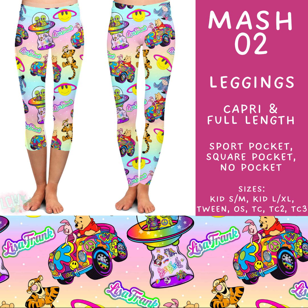 Batch #546 - Character Mash - Closes 6/22 - ETA late August - Mash 02 Full and Capri Length Leggings