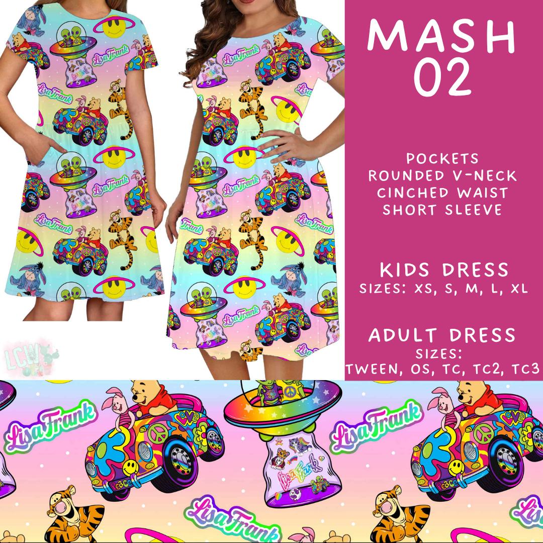Batch #546 - Character Mash - Closes 6/22 - ETA late August - Mash 02 Adult & Kids Dresses