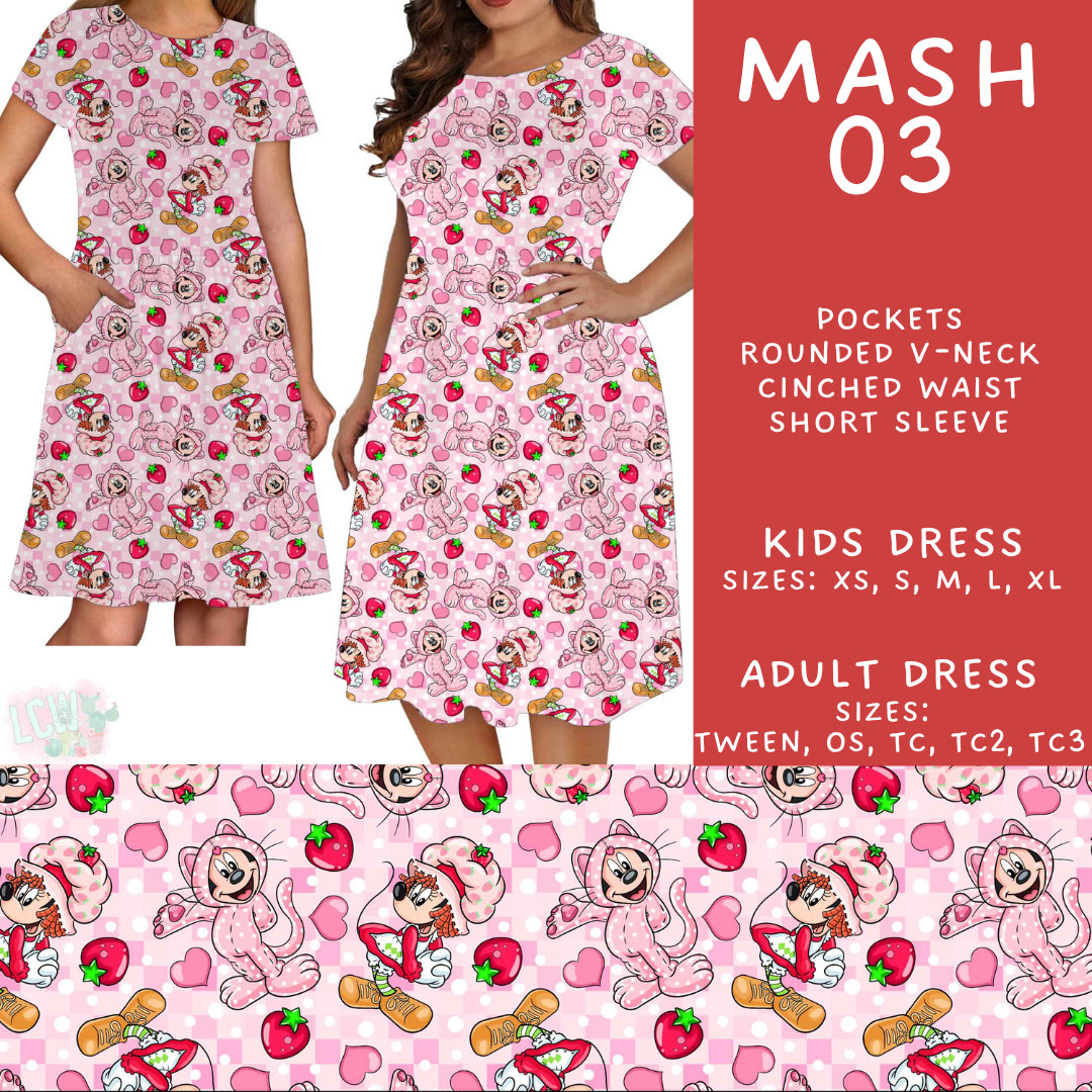 Batch #546 - Character Mash - Closes 6/22 - ETA late August - Mash 03 Adult & Kids Dresses