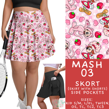 Batch #546 - Character Mash - Closes 6/22 - ETA late August - Mash 03 Skort