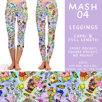 Batch #546 - Character Mash - Closes 6/22 - ETA late August - Mash 04 Full and Capri Length Leggings