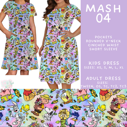 Batch #546 - Character Mash - Closes 6/22 - ETA late August - Mash 04 Adult & Kids Dresses