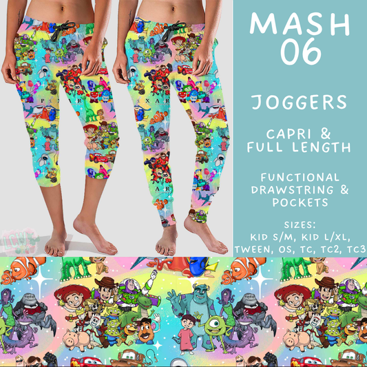 Batch #546 - Character Mash - Closes 6/22 - ETA late August - Mash 06 Full and Capri Length Joggers