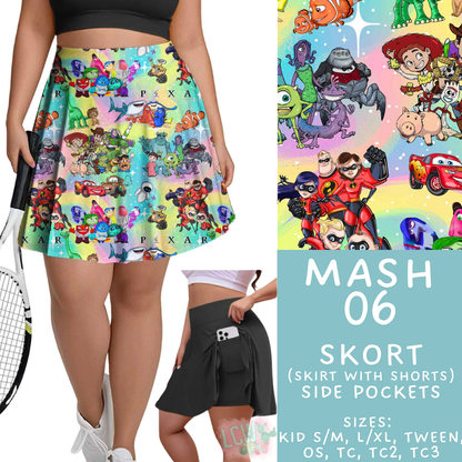 Batch #546 - Character Mash - Closes 6/22 - ETA late August - Mash 06 Skort