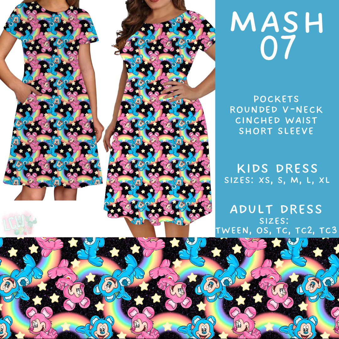 Batch #546 - Character Mash - Closes 6/22 - ETA late August - Mash 07 Adult & Kids Dresses