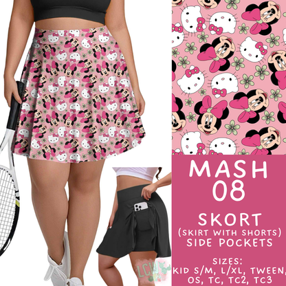 Batch #546 - Character Mash - Closes 6/22 - ETA late August - Mash 08 Skort
