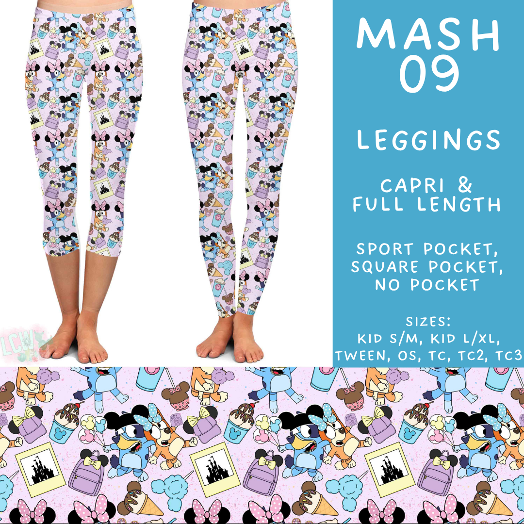 Batch #546 - Character Mash - Closes 6/22 - ETA late August - Mash 09 Full and Capri Length Leggings