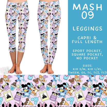 Batch #546 - Character Mash - Closes 6/22 - ETA late August - Mash 09 Full and Capri Length Leggings