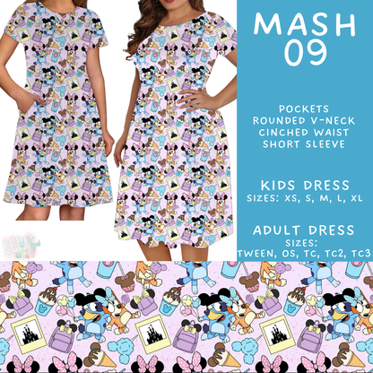 Batch #546 - Character Mash - Closes 6/22 - ETA late August - Mash 09 Adult & Kids Dresses