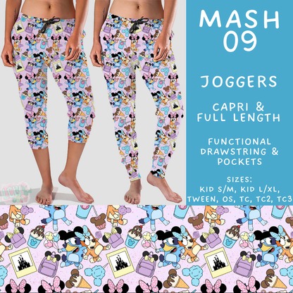 Batch #546 - Character Mash - Closes 6/22 - ETA late August - Mash 09 Full and Capri Length Joggers
