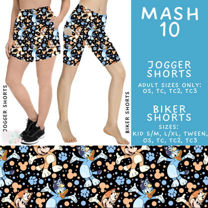 Batch #546 - Character Mash - Closes 6/22 - ETA late August - Mash 10 Biker & Jogger Shorts