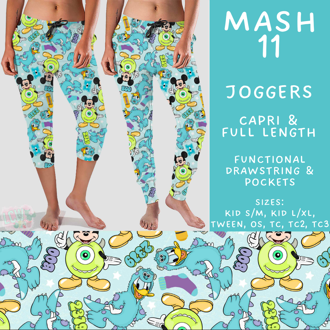 Batch #546 - Character Mash - Closes 6/22 - ETA late August - Mash 11 Full and Capri Length Joggers