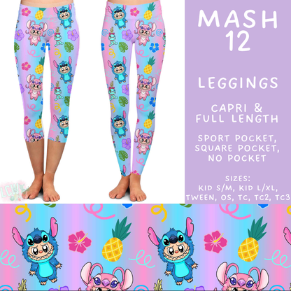 Batch #546 - Character Mash - Closes 6/22 - ETA late August - Mash 12 Full and Capri Length Leggings