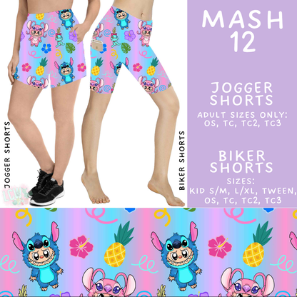 Batch #546 - Character Mash - Closes 6/22 - ETA late August - Mash 12 Biker & Jogger Shorts