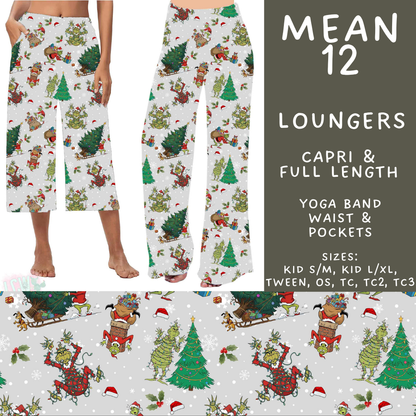 Batch #599 - Mr Mean 3 - Closes 10/16 - ETA early Dec - Mean 12 Capri and Full Length Loungers