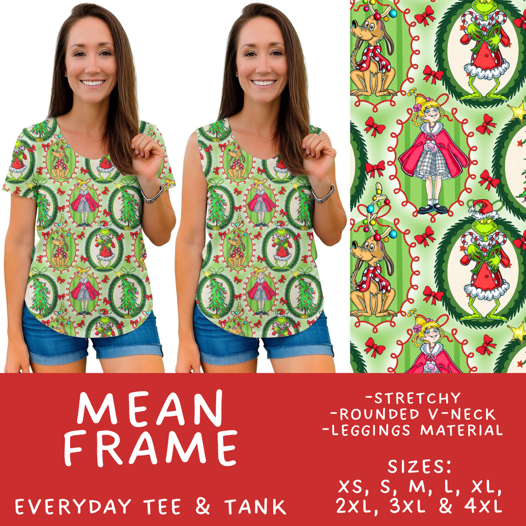 Batch #558 - Magical Character Christmas - Closes 7/20 - ETA mid/late Sept - Mean Frame Everyday Tank & Tee