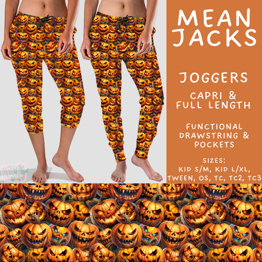 Batch #566 - Halloween 5 - Closes 8/7 - ETA early October - Mean Jacks Full and Capri Length Joggers