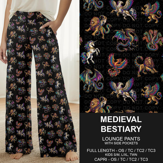 B320 - Preorder Medieval Bestiary Lounge Pants (Closes 11/08. ETA: mid Jan.)