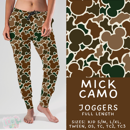 Batch #462 - Fun Run 17 - Closes 12/10 - ETA late Jan - Mick Camo Joggers