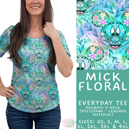 Batch #541 - Magical Faves 21 - Closes 6/10 - ETA mid August - Mick Floral Everyday Tee