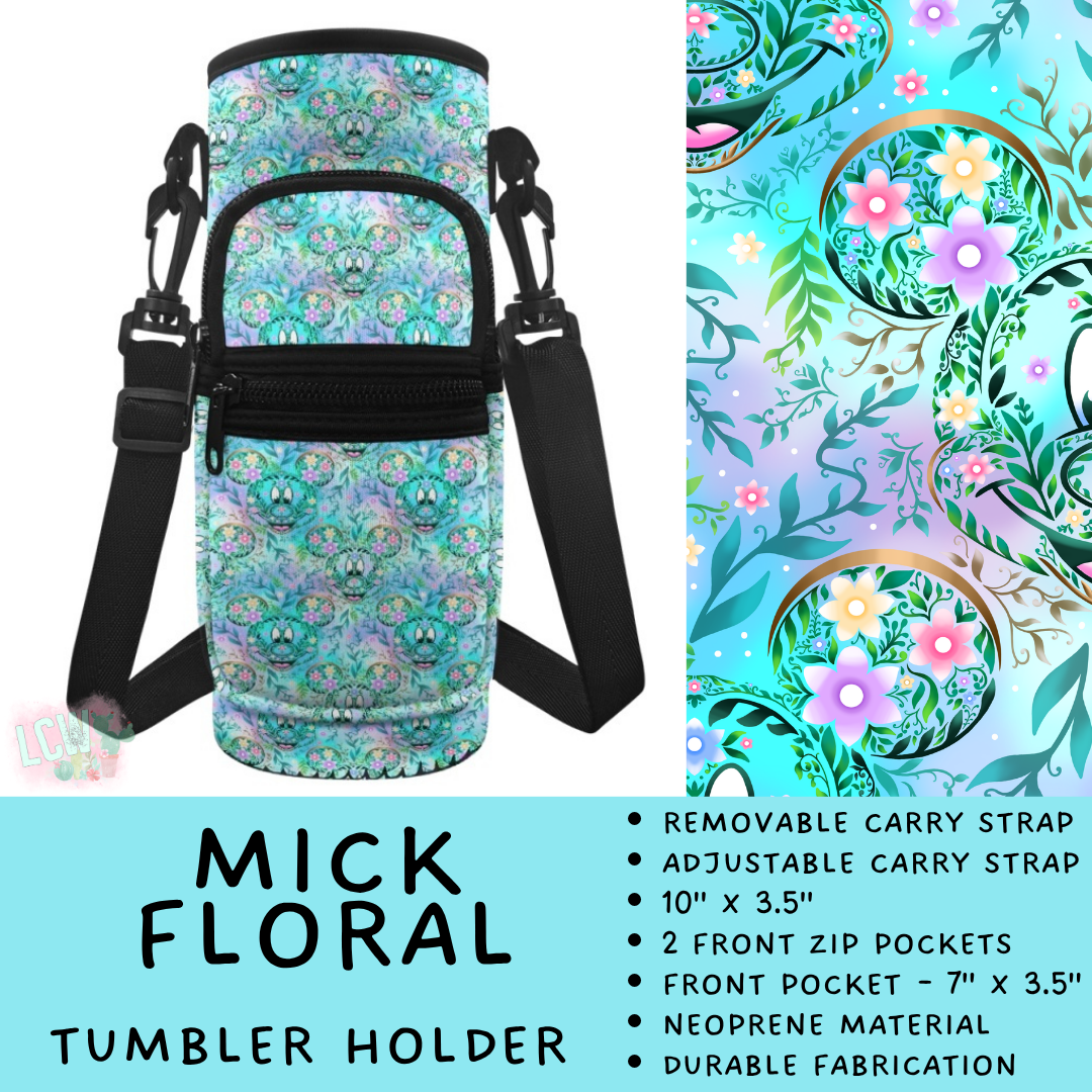 Batch #551 - Tumbler Holder 2 - Closes 7/3 - ETA early Sept - Mick Floral Tumbler Holder