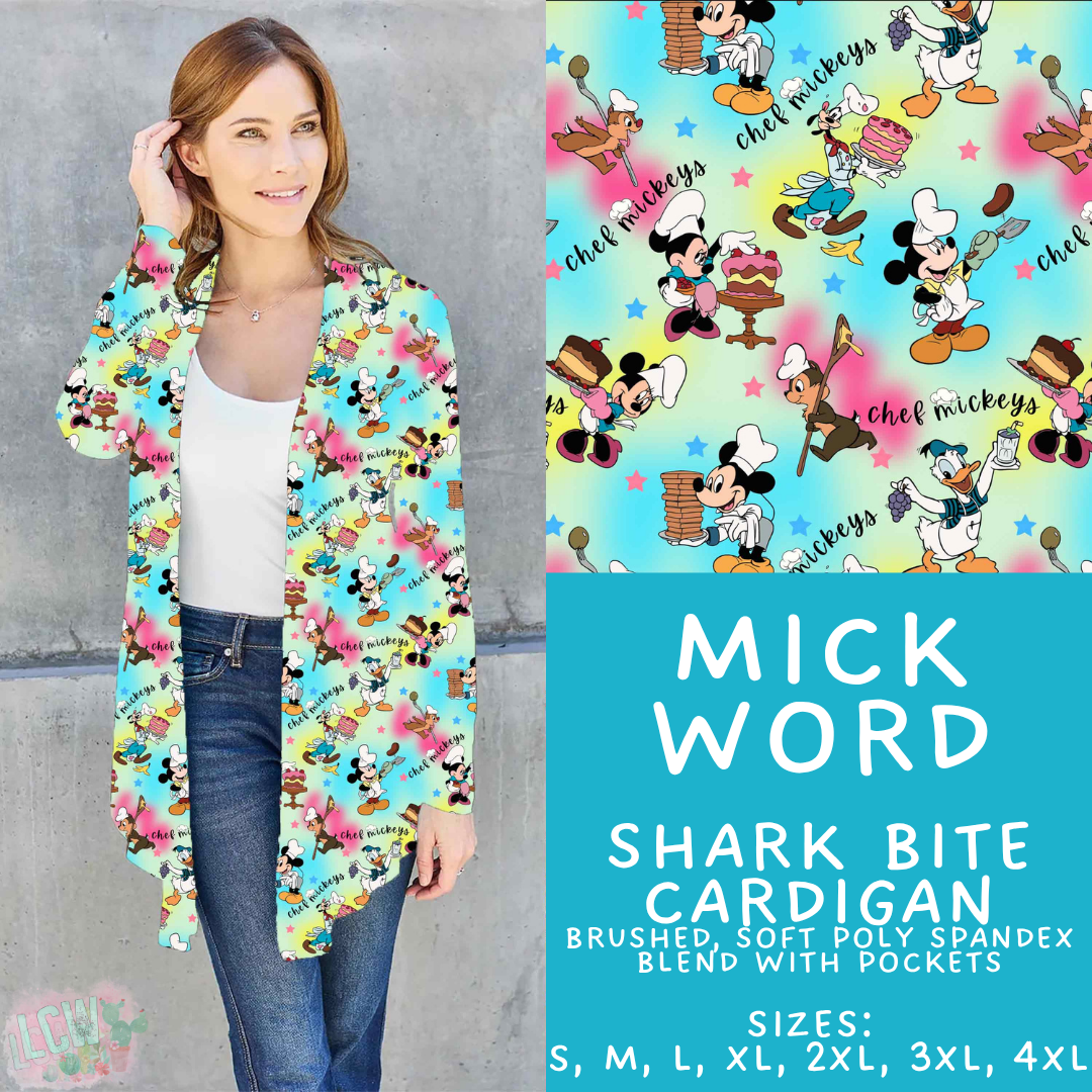 Batch #608 - Magic in Words - Closes 11/4 - ETA early Jan - Mick Word Cardigan