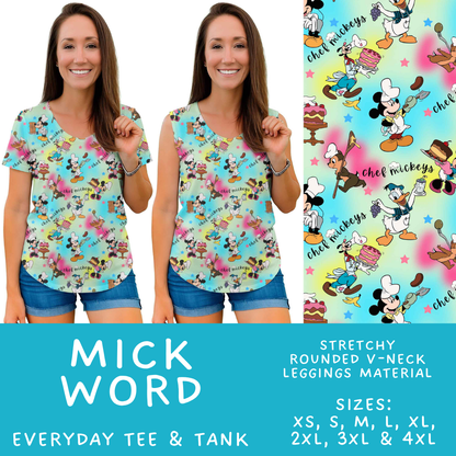 Batch #608 - Magic in Words - Closes 11/4 - ETA early Jan - Mick Word Everyday Tank & Tee