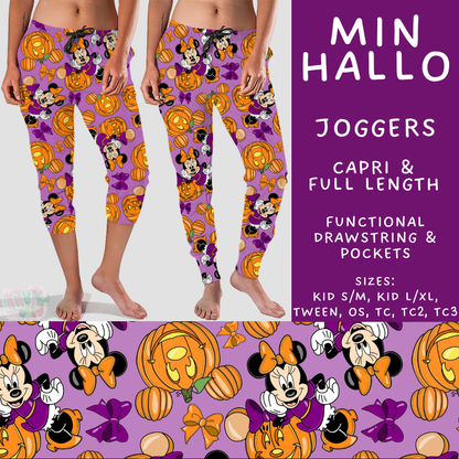Batch #567 - Magical Character Halloween - Closes 8/10 - ETA early Oct - Min Hallo Full and Capri Length Joggers