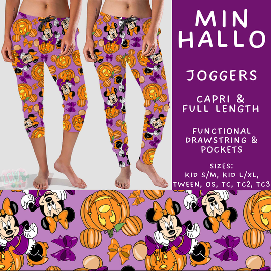 Batch #567 - Magical Character Halloween - Closes 8/10 - ETA early Oct - Min Hallo Full and Capri Length Joggers