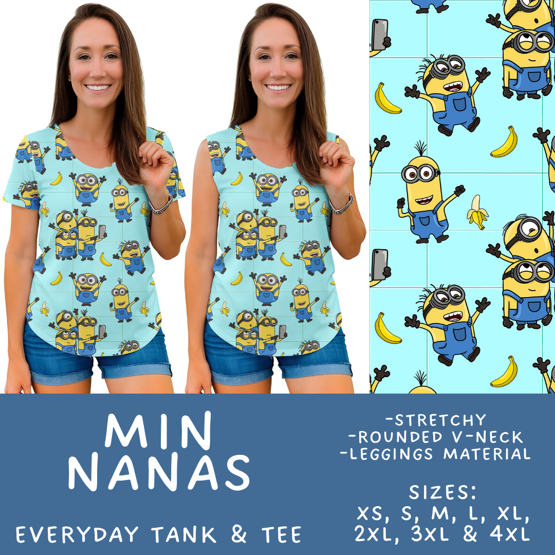 Batch #555 - Cool Characters 7 - Closes 7/13 - ETA mid Sept - Min Nanas Everyday Tank & Tee