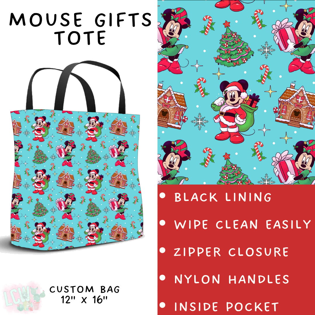 Batch #558 - Magical Character Christmas - Closes 7/20 - ETA mid/late Sept - Mouse Gifts Tote