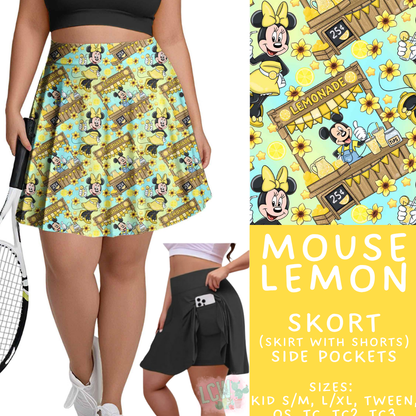 Batch #552 - Magical Faves 22 - Closes 7/6 - ETA early Sept - Mouse Lemon Skort