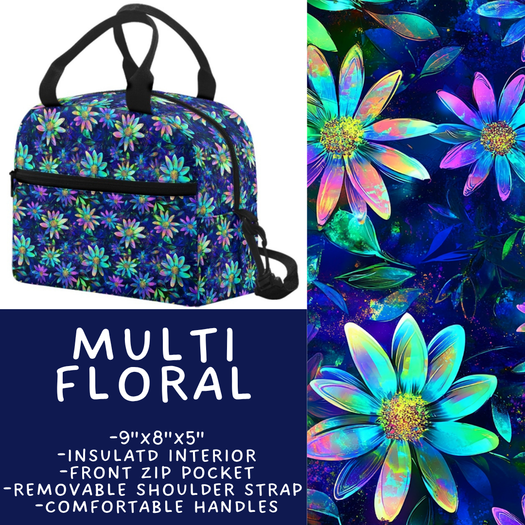 Batch #545 - Back to School 3 - Closes 6/19 - ETA early/mid August - Multi Floral Lunch Box