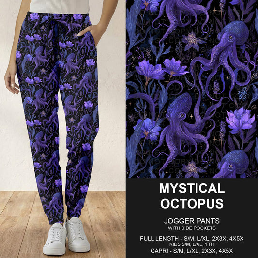 B292 - Preorder Mystical Octopus Joggers (Closes 5/24. ETA: late July)