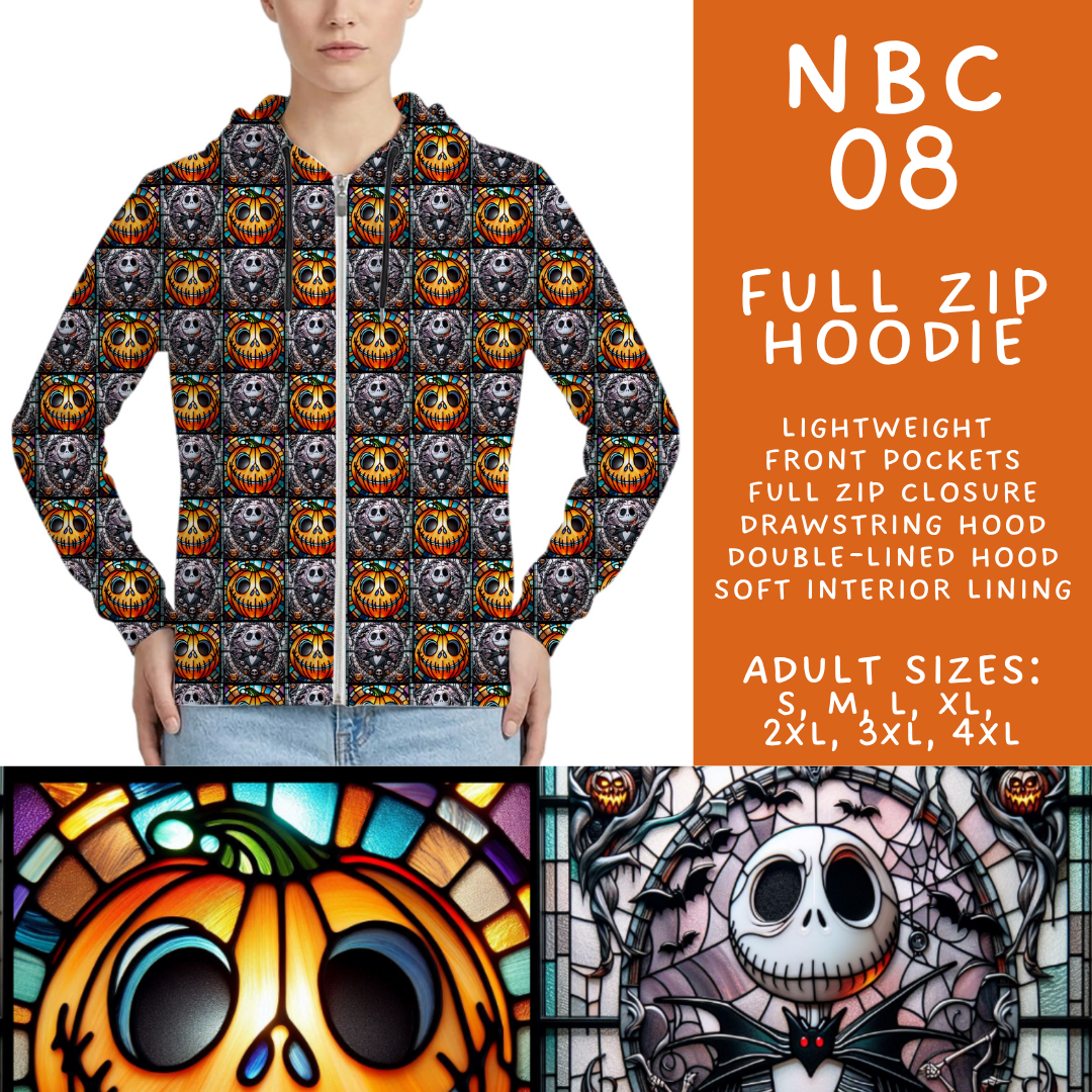 Batch #564 - NBC 4 Collection - Closes 8/3 - ETA early October - NBC 08 Full Zip Hoodie