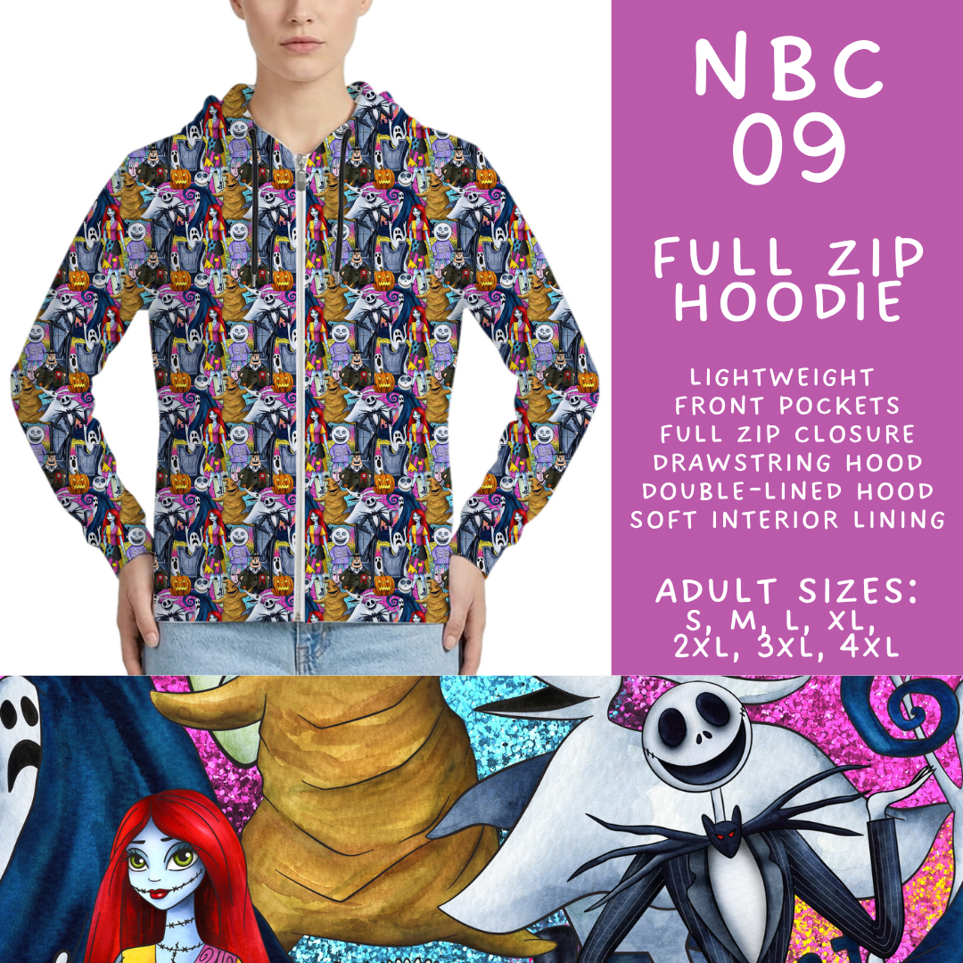 Batch #564 - NBC 4 Collection - Closes 8/3 - ETA early October - NBC 09 Full Zip Hoodie