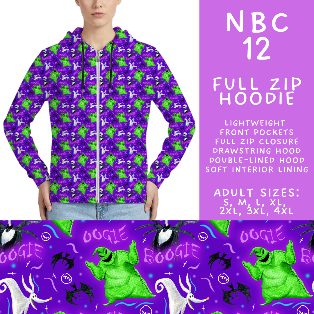 Batch #564 - NBC 4 Collection - Closes 8/3 - ETA early October - NBC 12 Full Zip Hoodie