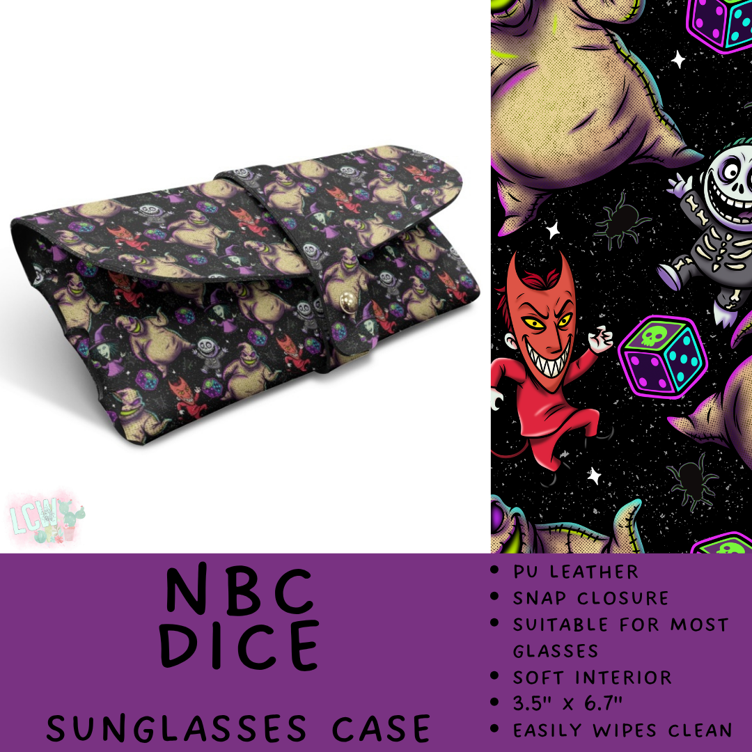 Batch #609 - Travel Collection 2 - Closes 11/6 - ETA early Jan - NBC Dice Sunglasses Case