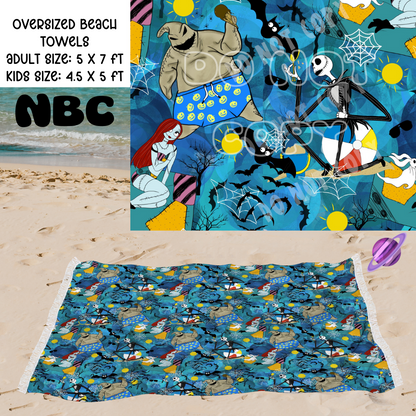 NBC-OVERSIZED BEACH TOWEL 6-PREORDER CLOSING 3/20
