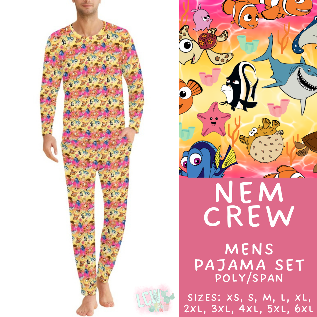 Batch #590 - Magical Family Pajamas - Closes 9/18 - ETA mid Nov - Nem Crew Men's Pajama Set