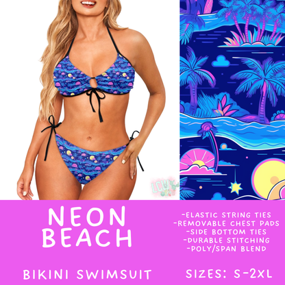 Batch #543 - Pool Party 2 - Closes 6/15 - ETA early/mid August - Neon Beach Women's 2 Piece Bikini