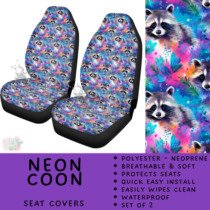 Batch #554 - Car Accessories 3 - Closes 7/10 - ETA early/mid Sept - Neon Coon Vehicle Seat Covers