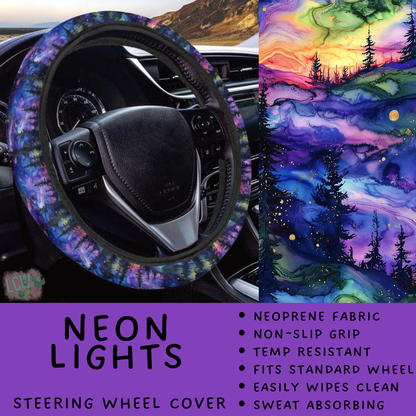 Batch #554 - Car Accessories 3 - Closes 7/10 - ETA early/mid Sept - Neon Lights Steering Wheel Cover