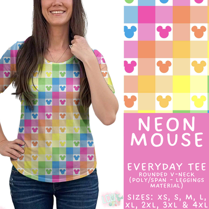 Batch #541 - Magical Faves 21 - Closes 6/10 - ETA mid August - Neon Mouse Everyday Tee