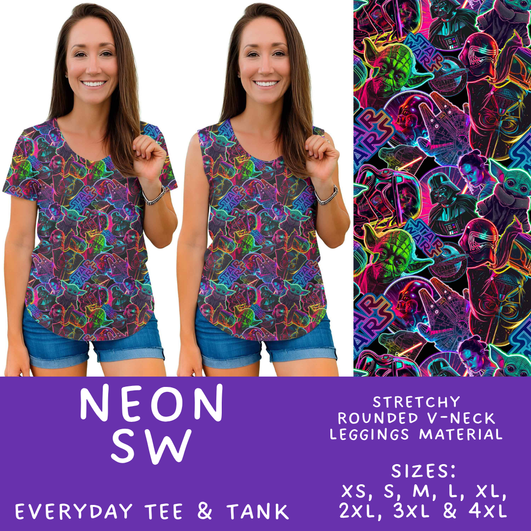 Batch #603 - September Request Run - Closes 10/26 - ETA mid/late Dec - Neon SW Everyday Tank & Tee
