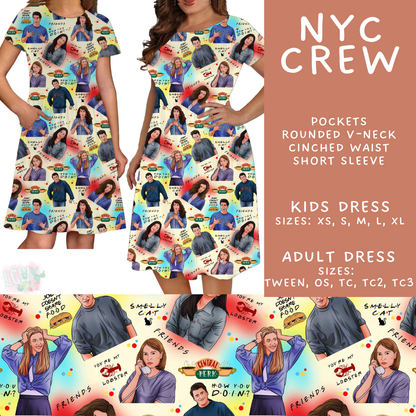 Batch #592 -  Fun Run 27 - Closes 9/30 - ETA late Nov - NYC Crew Adult & Kids Dresses